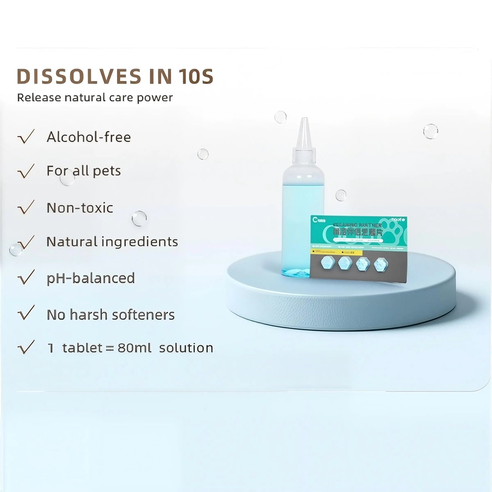 Fresh Fur 2-in-1 Pet Shower Brush and Steam Comb for Cats and Dogs - Deshedding and Grooming Tool