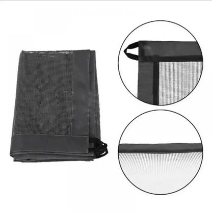 Pet Dog Gate Network Fence - Folding Breathable Mesh Enclosure for Stairs, Child Safety Barrier, and Portable Playpen