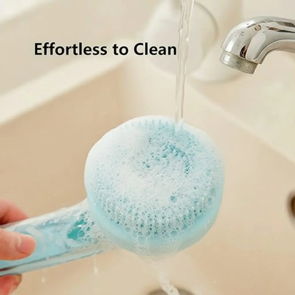 2026 Enhanced 2-in-1 Pet Bath Brush with Soap Dispenser, Soft Silicone Grooming and Shedding Comb for Dogs and Cats, Gentle Massage Scrubber for Efficient Bathing and Improved Coat Cleanliness