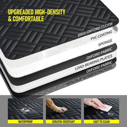 Premium Dog Car Seat Cover with Reinforced Base, Supports Up to 400 lbs | Innovative Waterproof Hammock Design for Cars, SUVs & Full-Size Trucks (Available in Small & Large Sizes)