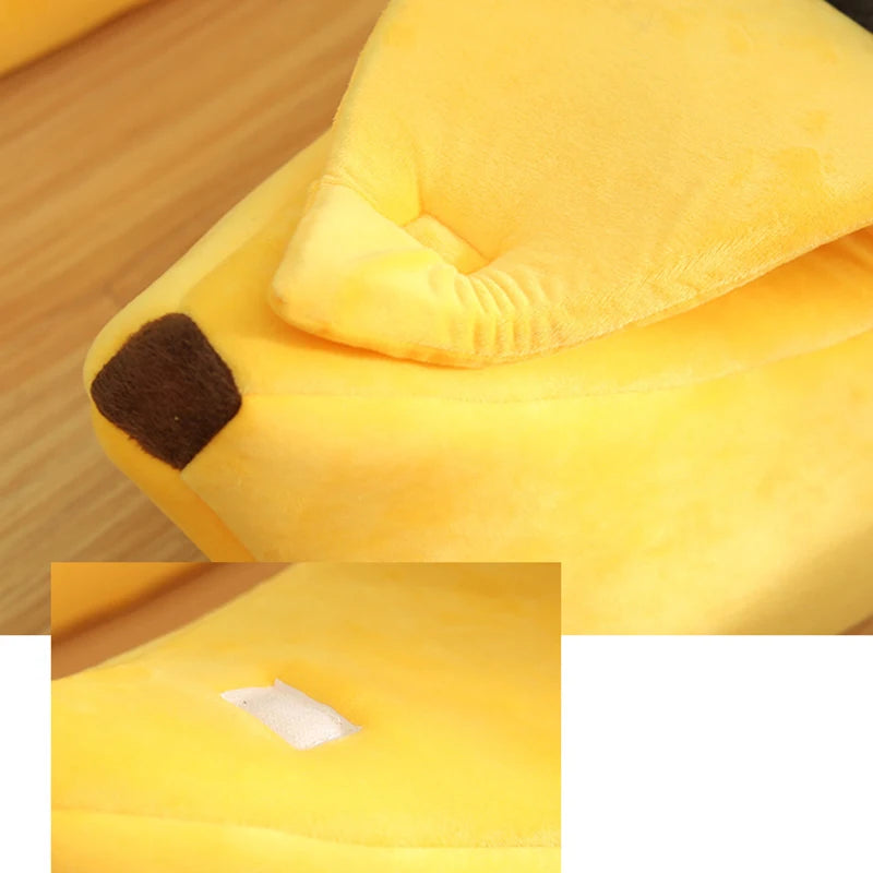 Cozy Banana Cat Bed House - Durable and Portable Pet Cushion for Cats and Small Dogs