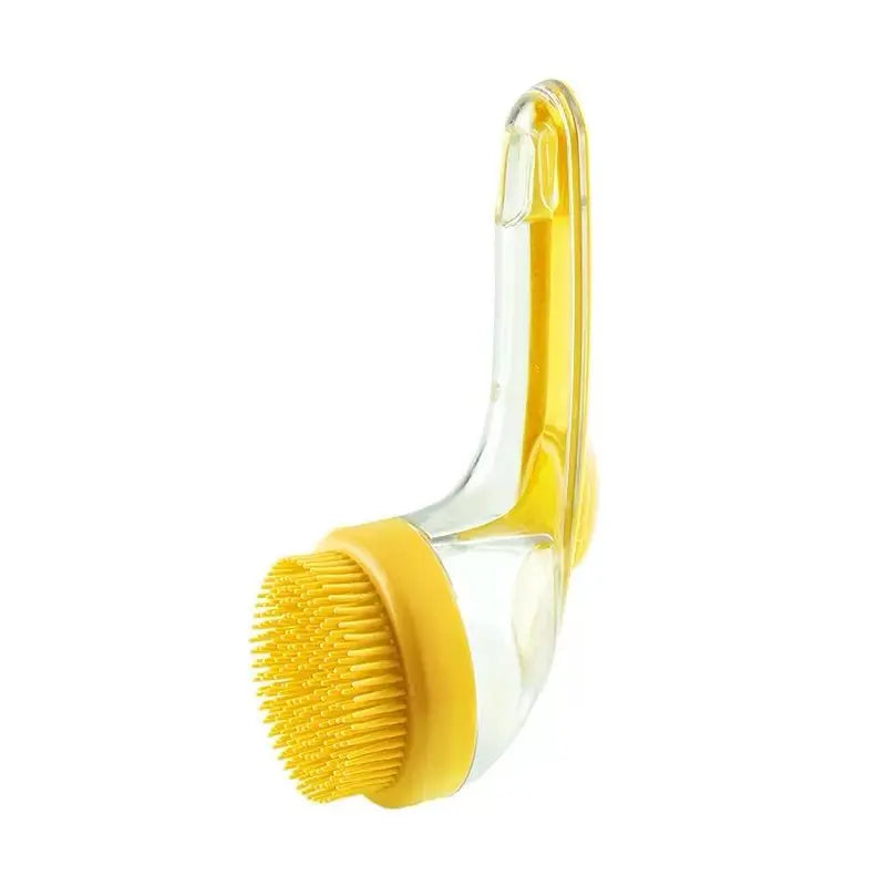 2026 Enhanced 2-in-1 Pet Bath Brush with Soap Dispenser, Soft Silicone Grooming and Shedding Comb for Dogs and Cats, Gentle Massage Scrubber for Efficient Bathing and Improved Coat Cleanliness