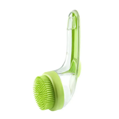 2026 Enhanced 2-in-1 Pet Bath Brush with Soap Dispenser, Soft Silicone Grooming and Shedding Comb for Dogs and Cats, Gentle Massage Scrubber for Efficient Bathing and Improved Coat Cleanliness