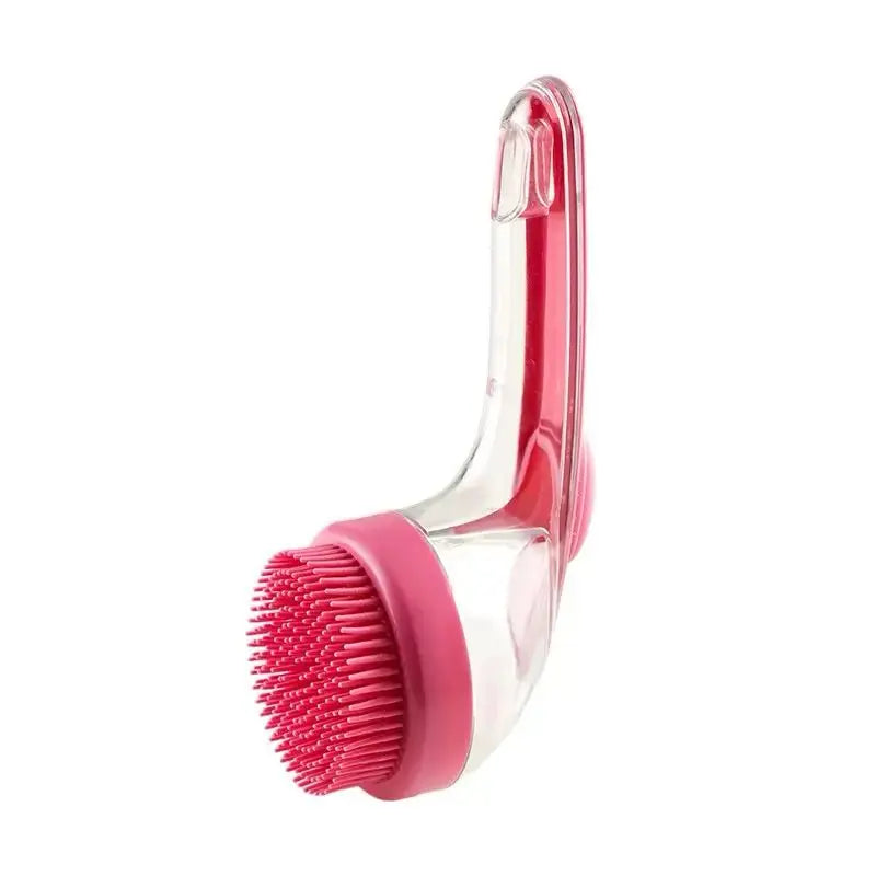 2026 Enhanced 2-in-1 Pet Bath Brush with Soap Dispenser, Soft Silicone Grooming and Shedding Comb for Dogs and Cats, Gentle Massage Scrubber for Efficient Bathing and Improved Coat Cleanliness